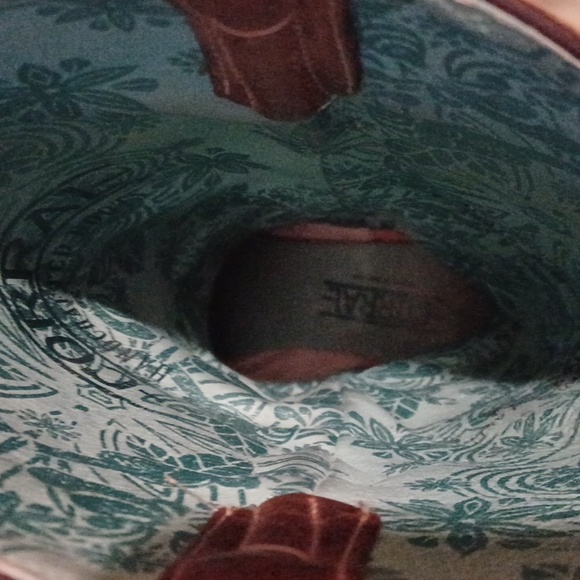 Corral brown glitter inlay boots size 9 - Picture 6 of 7